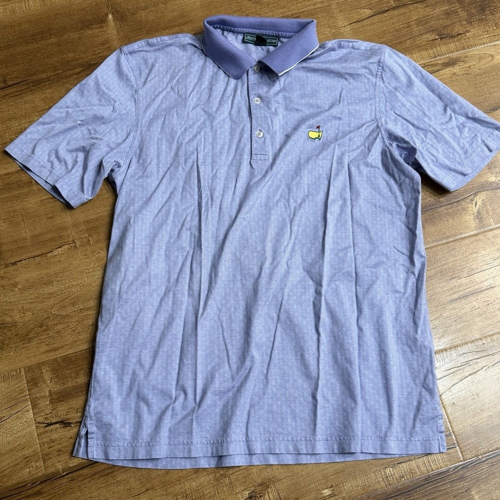Masters Collection Golf Polo Mens Purple Pima Cotton Short Sleeve Sz XL